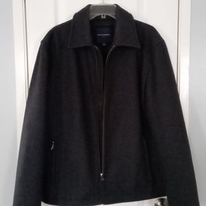 Banana Republic Men's Wool Zip Coat sz Lg